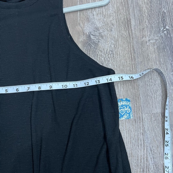 NWT Free People Intimately Black Tank Top- Medium - Picture 5 of 8